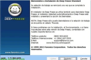 deep freeze standard kurulum